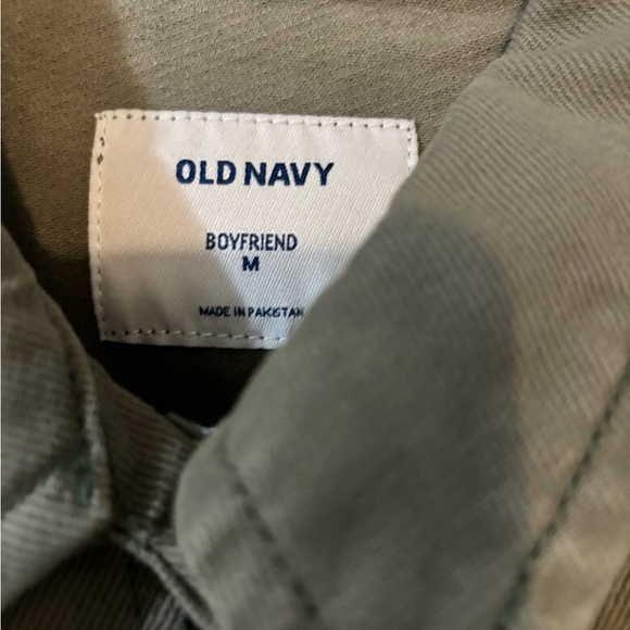 Old Navy Boyfriend Jacket in Olive - Picture 3 of 4